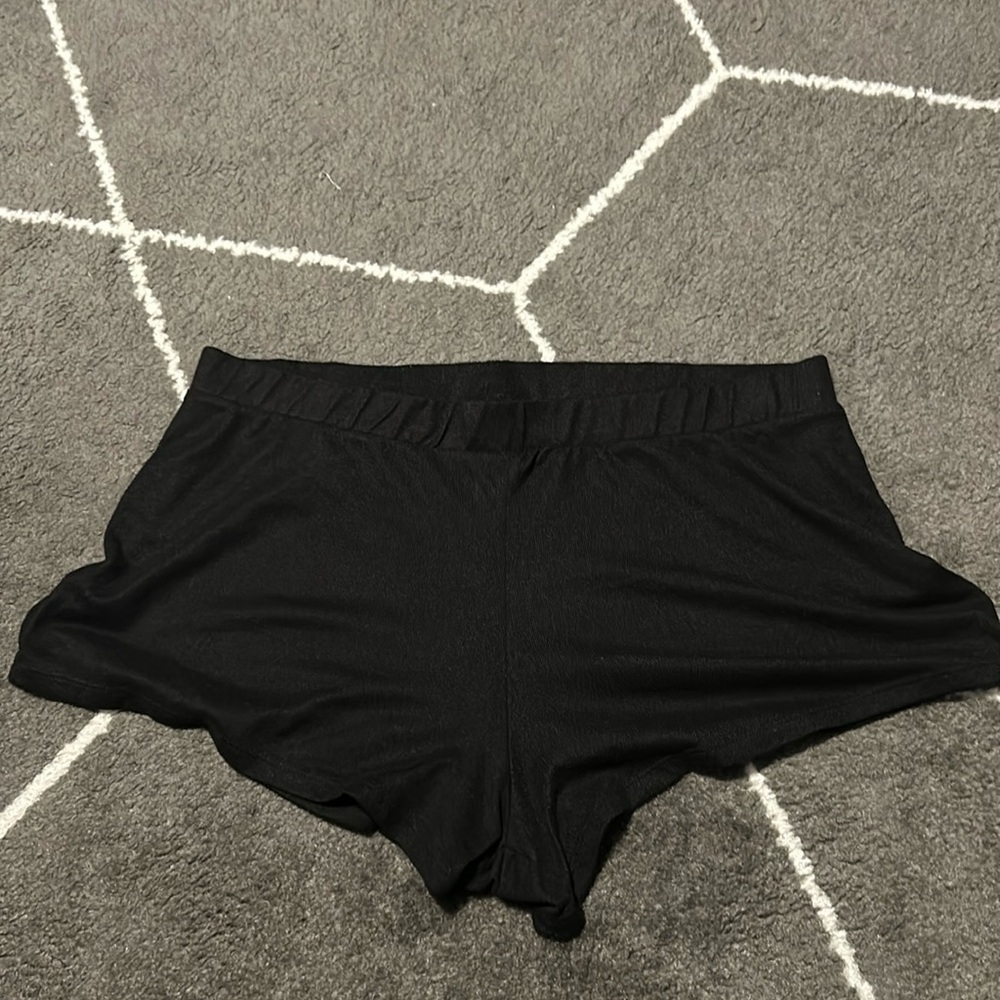 Stars above pajama shorts